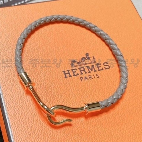 HERMES 에르메스 점보 가죽 팔찌